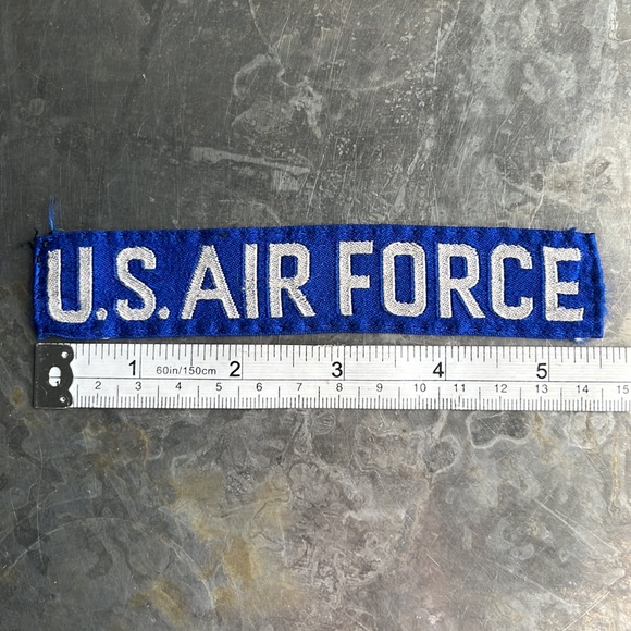 U.S. AIR FORCE blue tape patch, vintage - Picture 7 of 9